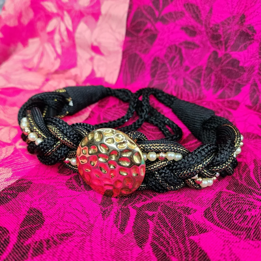 Vintage Braided Rope Belt. Excellent Used Condition.